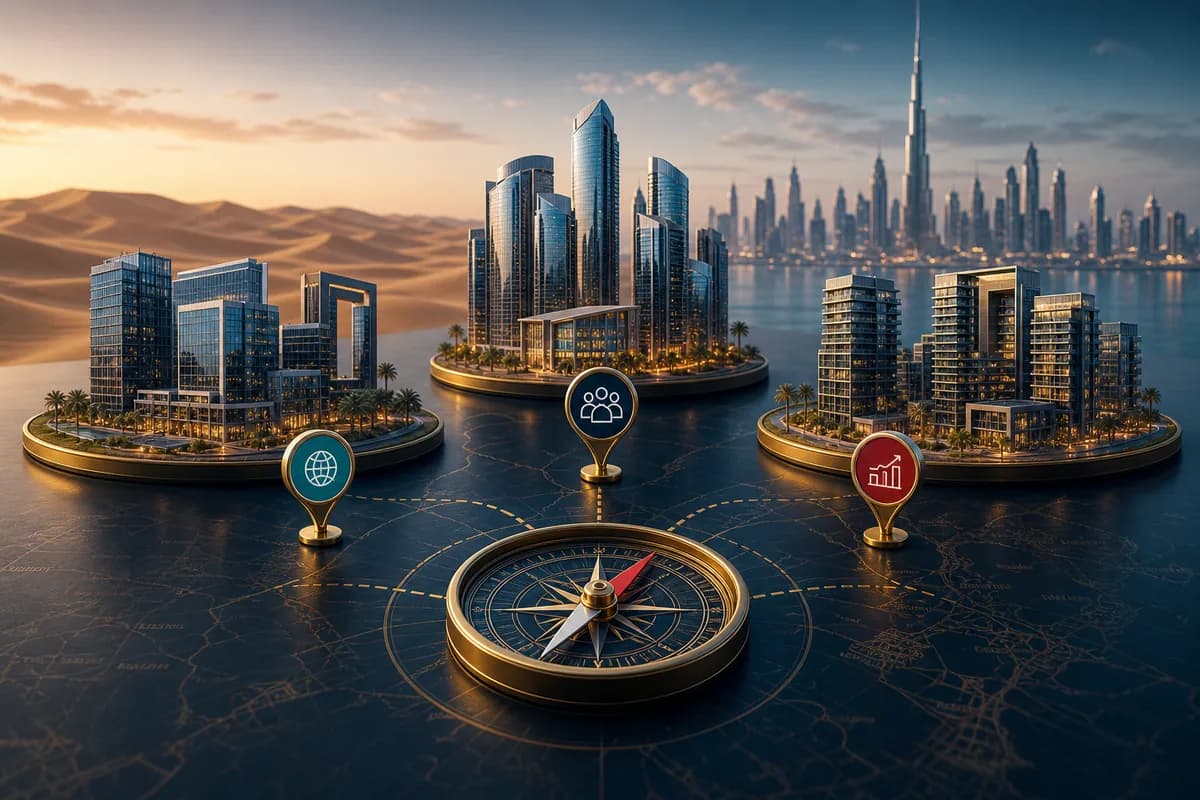 أفضل المناطق الحرة في الإمارات لرواد الأعمال 2026 (IFZA، Meydan، RAKEZ)
