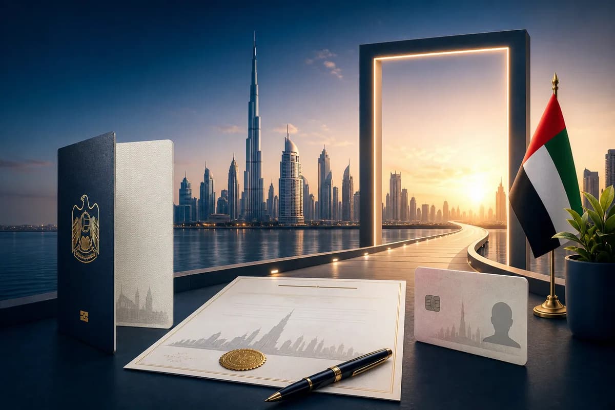 فيزا الإقامة عبر تأسيس شركة في الإمارات: الشروط والخطوات